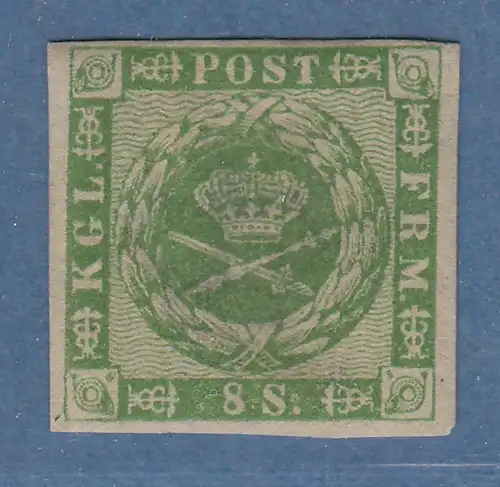 Dänemark Klassik Mi.-Nr. 8 ungebraucht *   SEHR SELTENE Marke ! 