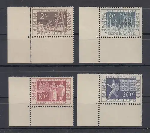 Niederlande 1952 Briefmarkenausstellung ITEP Mi.-Nr. 597-600 Satz kpl. ** Ecken 