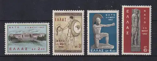 Griechenland 1962 NATO - Konferenz Mi.-Nr. 792-95  Satz kpl.  **