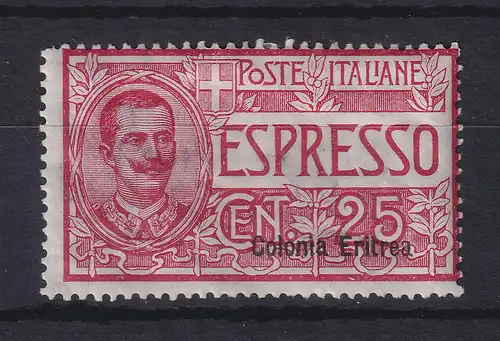 Italienisch-Eritrea 1905 Eilmarke 25 C. Mi.-Nr. 31 ungebr.*