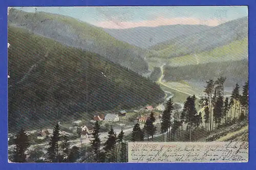 AK Österreich Sternberg Mähren Blick ins Grundtal 1905 gelaufen 