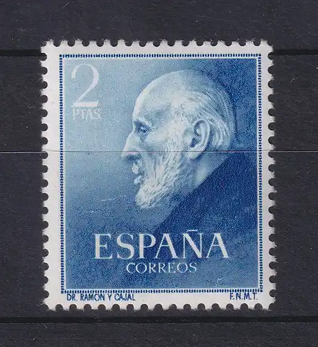 Spanien 1952 Santiago Ramón  Mi.-Nr. 1012 postfrisch **