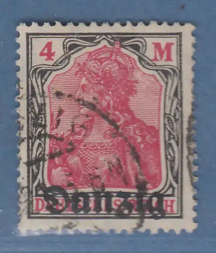 Danzig 1920 Freimarke 4 Mark  Mi.-Nr. 14 echt O gepr. Gruber BPP