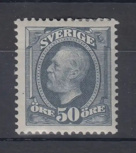 Schweden 1891 Freimarke 50 Öre Mi.-Nr. 48a ungebraucht *