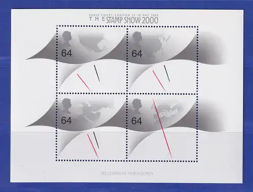 Großbritannien 1999 Blockausgabe Jahrtausendwende Mi.-Nr. Block 8 ** 