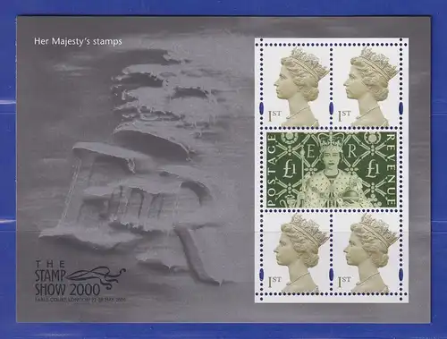 Großbritannien 2000 THE STAMP SHOW 2000  Mi.-Nr. 1843 (4), 1871 Kleinbogen ** 