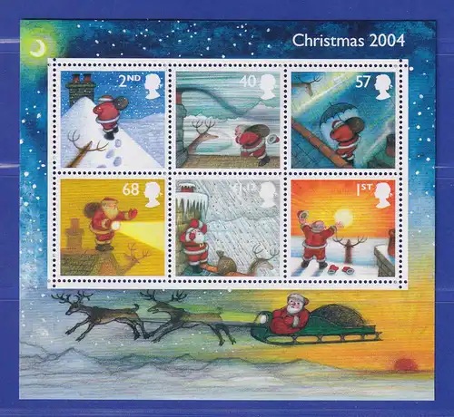 Großbritannien 2004 Blockausgabe Weihnachten Mi.-Nr. Block 21 ** 
