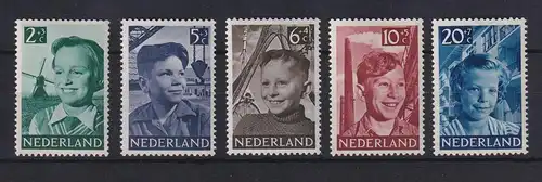 Niederlande 1951 "Voor het Kind"  Mi.-Nr. 575-579 postfrisch **