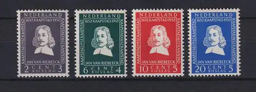 Niederlande 1952 Jan A. Riebeeck  Mi.-Nr. 583-586 postfrisch **