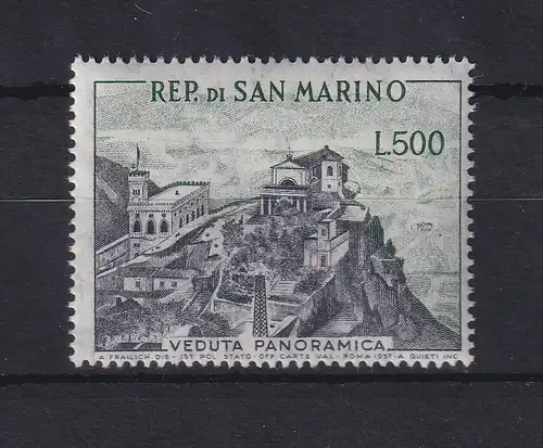San Marino 1958 Freimarke Landschaften 500 Lire Mi.-Nr. 586 postfrisch **