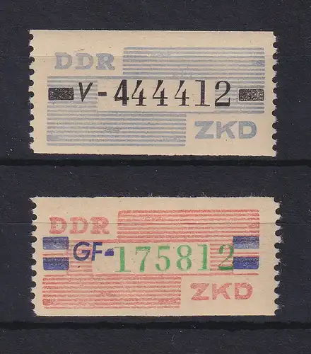 DDR Dienstmarken B Mi.-Nr. 26-27 postfrisch **
