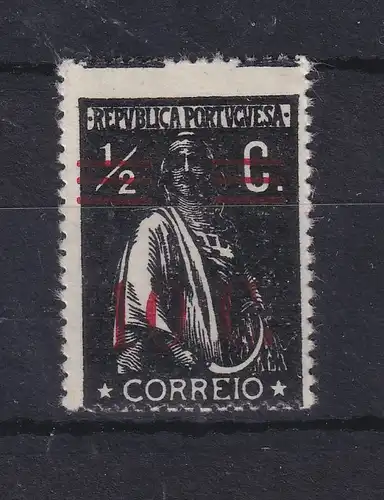 Portugal 1928/29 Freimarke Ceres  Mi.-Nr. 475 A enge Zähnung ungebraucht *