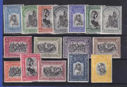 Portugal 1928 Unabhängigkeit  Mi.-Nr. 456-471 ungebraucht *