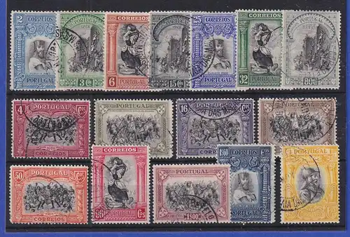 Portugal 1928 Unabhängigkeit Mi.-Nr. 456-471 gestempelt