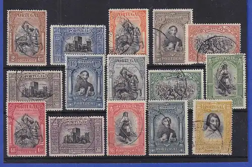 Portugal 1927 Unabhängigkeit Mi.-Nr. 440-454 gestempelt