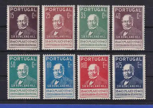 Portugal 1940 100 Jahre Briefmarken Mi.-Nr. 622-629 ungebraucht *