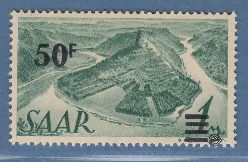 Saarland 1947 Mi.-Nr. 238 Z I Urdruck postfrisch **