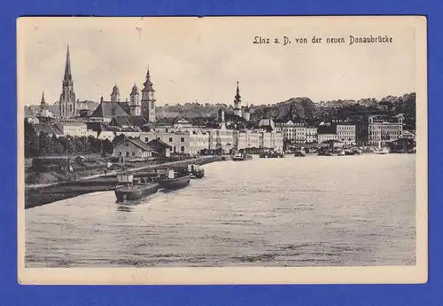AK Linz - Stadtansicht gelaufen 1921