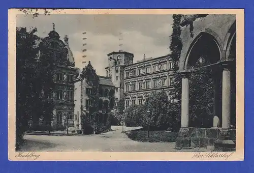 Dt Reich AK Heidelberg Schloss 1926 gelaufen nach Peking / China