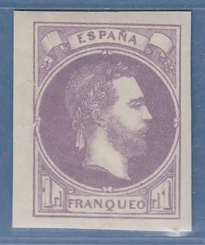 Spanien Carlistische Post Don Carlos 1 R. violett Mi.-Nr. 2 ungestempelt 