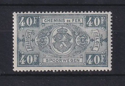 Belgien 1931 Eisenbahnpaketmarke Wappen Mi.-Nr. 169 ungebraucht *