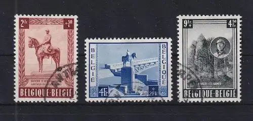 Belgien 1954 Nationaldenkmal in Namur Mi.-Nr. 989-991 Satz kompl. gestempelt