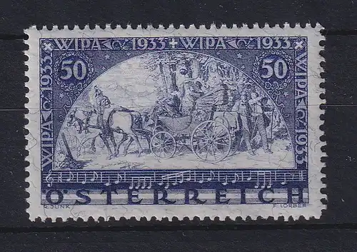 Österreich 1933 Internat. Ausstellung WIPA in Wien Mi.-Nr. 556 A **