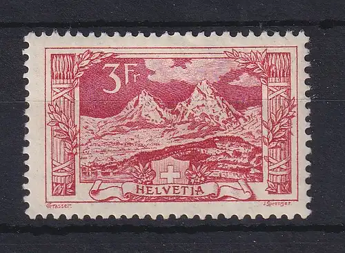 Schweiz 1918 Freimarke Landschaft Mi.-Nr. 142  ungebraucht *
