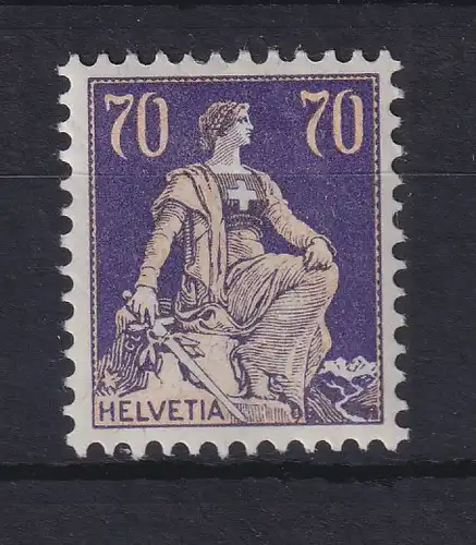 Schweiz 1924 Freimarke Helvetia Mi.-Nr.171 x ungebraucht * 