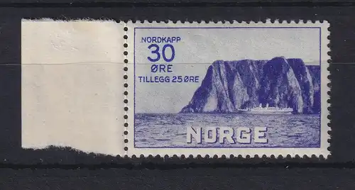 Norwegen 1930 Erste Nordkap-Ausgabe Mi.-Nr. 161 postfrisch **