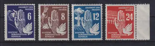 DDR 1950 Erkämpft den Frieden Mi.-Nr. 276-279 postfrisch **