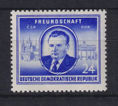 DDR 1952 Staatsbesuch Klement Gottwald Mi.-Nr. 302 postfrisch **