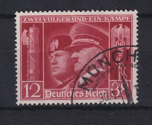 Deutsches Reich 1941 Dt. - Italien. Waffenbrüderschaft Mi.-Nr. 763 gestempelt
