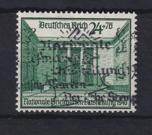 Deutsches Reich 1940 Nationale Briefmarkenausstellung Mi.-Nr. 743 gestempelt