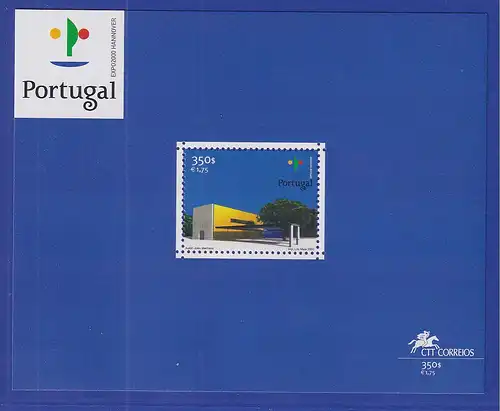 Portugal 2000 EXPO Hannover - Portugiesischer Pavillon Mi.-Nr. Block 162 **