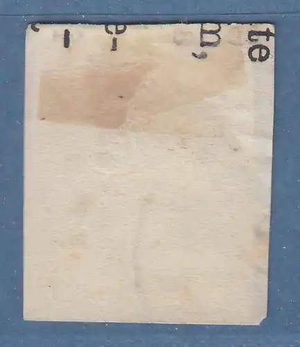 Rumänien 1866 Fürst Karl I. 2 Par schwarz auf gelb Mi.-Nr. 14 y gestempelt