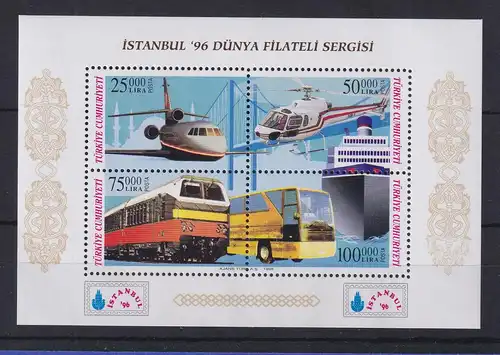 Türkei 1996 Verkehrsmittel Mi.-Nr. Block 32 A postfrisch**