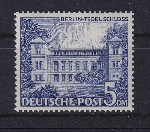 Berlin 1949 Berliner Bauten 5 DM lilaultramarin Mi.-Nr. 60 postfrisch **