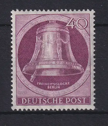 Berlin 1951 Freiheitsglocke 40 Pf schwärzlichpurpur Mi.-Nr. 79 postfrisch **