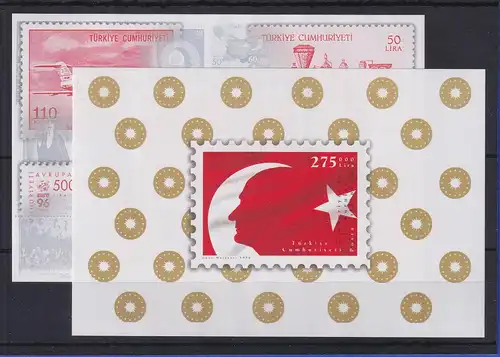 Türkei 1998 75 Jahre Republik Mi.-Nr. Block 36 und 37 B postfrisch**