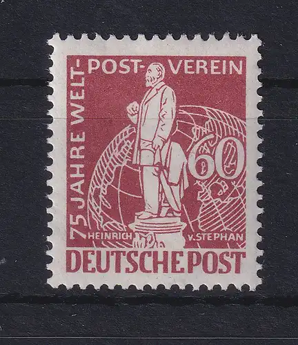 Berlin 1949 75 Jahre Weltpostverein 60 Pf karmin Mi.-Nr. 39 postfrisch **