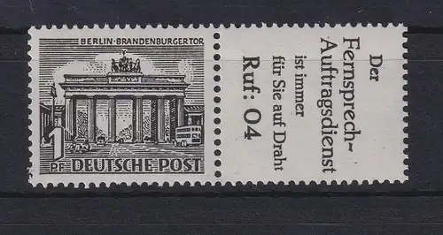 Berlin Bauten 1 Pf Reklame-Zusammendruck W 33 postfrisch **