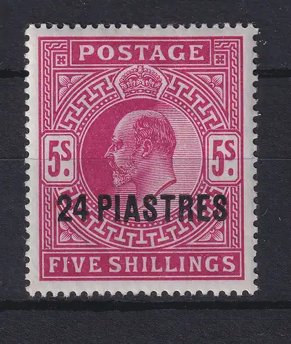 Großbritannien Britische Post in der Türkei 1905, Mi.-Nr. 12 ungebraucht *