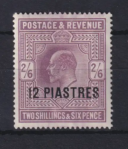 Großbritannien Britische Post in der Türkei 1903, Mi.-Nr. 11 ungebraucht *