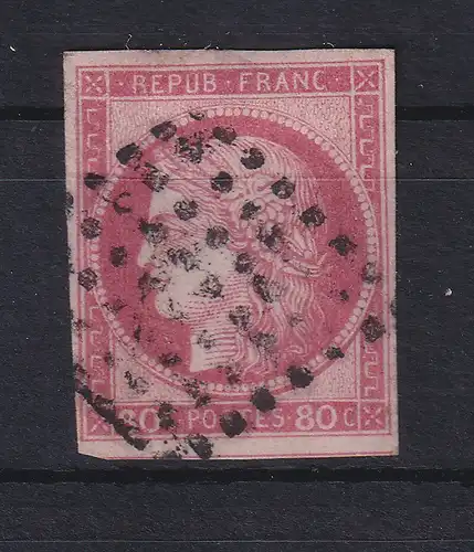 Französische Kolonien 1873 Freimarke Ceres Mi.-Nr. 23 gestempelt. 