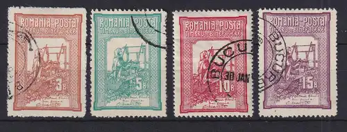 Rumänien 1906 Wohlfahrt Mi.-Nr. 165-168 gestempelt
