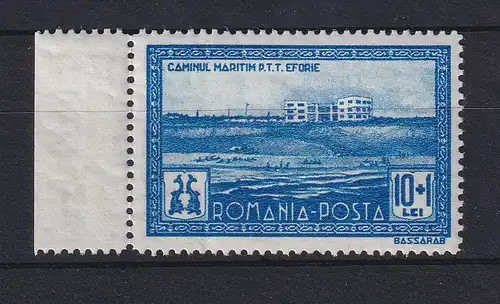 Rumänien 1932 Erholungsheim für Postbeamte Mi-Nr. 448 postfrisch **