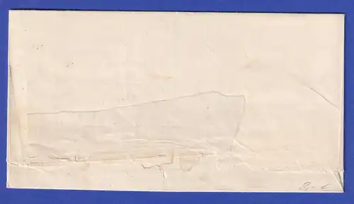 Bayern Dienstbrief mit Halbkreis-Stempel STRAUBING