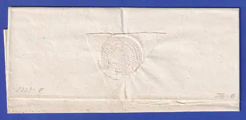 Bayern Dienstbrief mit Rayon-Stempel MÜNCHEN 1847