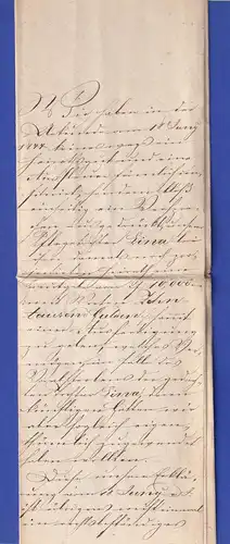 Bayern Dokument - offenbar Testament von 1844